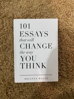 101 essays that will change the way you think self-help book