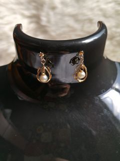 18K Japan Akoya Pearl Dangling Earrings