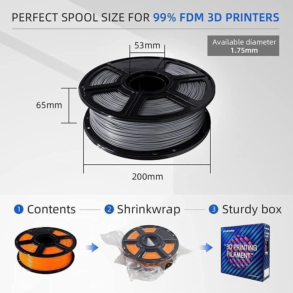 2261] PLA 1.75mm 3D Printer Filaments 1kg Spool-Dimensional Accuracy +/-  0.05m for FDM 3D Printer(Glowing Yellow) (IN STOCK), Computers  Tech,  Printers, Scanners  Copiers on Carousell