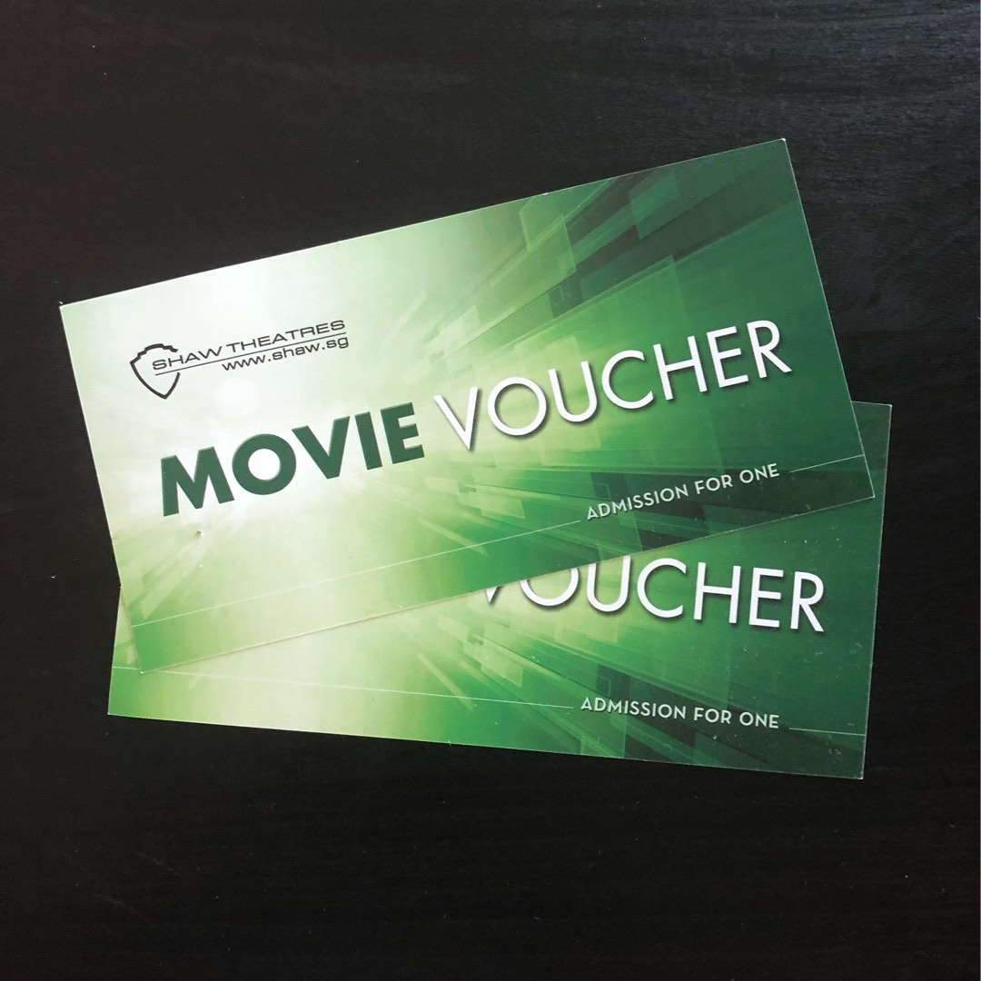 2 Shaw Movie Vouchers (exp 31 March 2023), Tickets & Vouchers, Vouchers
