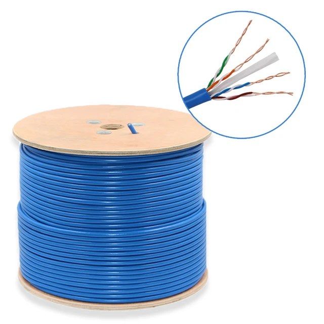305M Cat6 Cable Box, (1000ft), 23AWG Solid Pure Full Copper