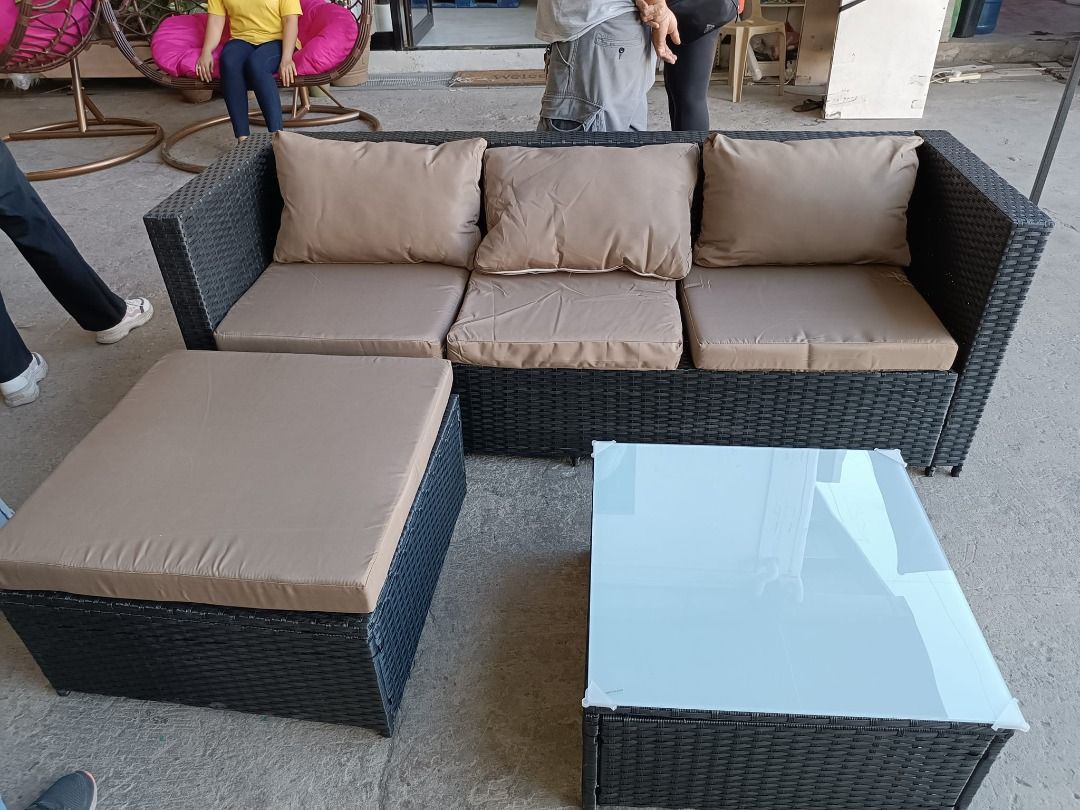 3 PCS Wicker Sofa (Category: Sofas) located in Muntinlupa City. Submitted by aussiesurplus (Listing ID 1221738010, Image 1). Description: 3 PCS Wicker Sofa 17500 Please note: All items are surplus from Australia (used or 2nd hand, mallpullouts, factory over runs). Customer pays for the shipping cost (lalamove or shopee). As surplus stocks are constantly moving, price and availability are subject to change without prior notice. Please confirm with