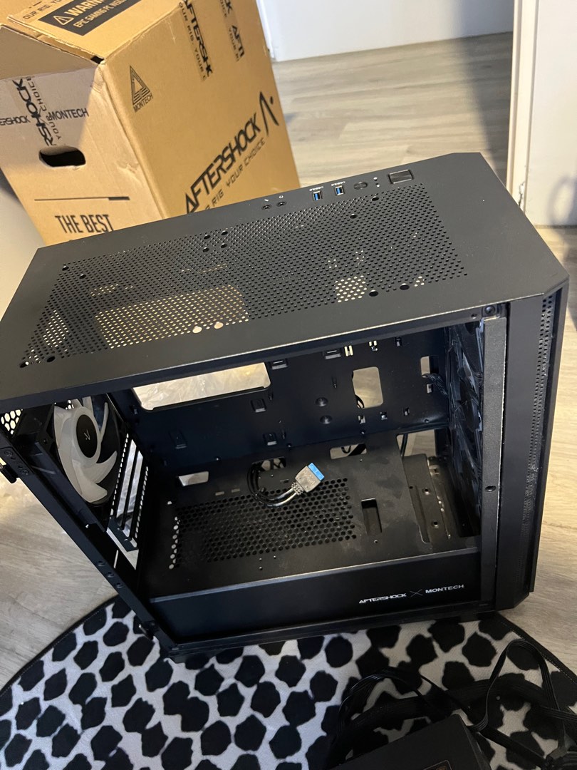4 Month Old Gaming Pc Case + Rgb Fans + Psu + Rgb Controller, Computers &  Tech, Parts & Accessories, Computer Parts On Carousell