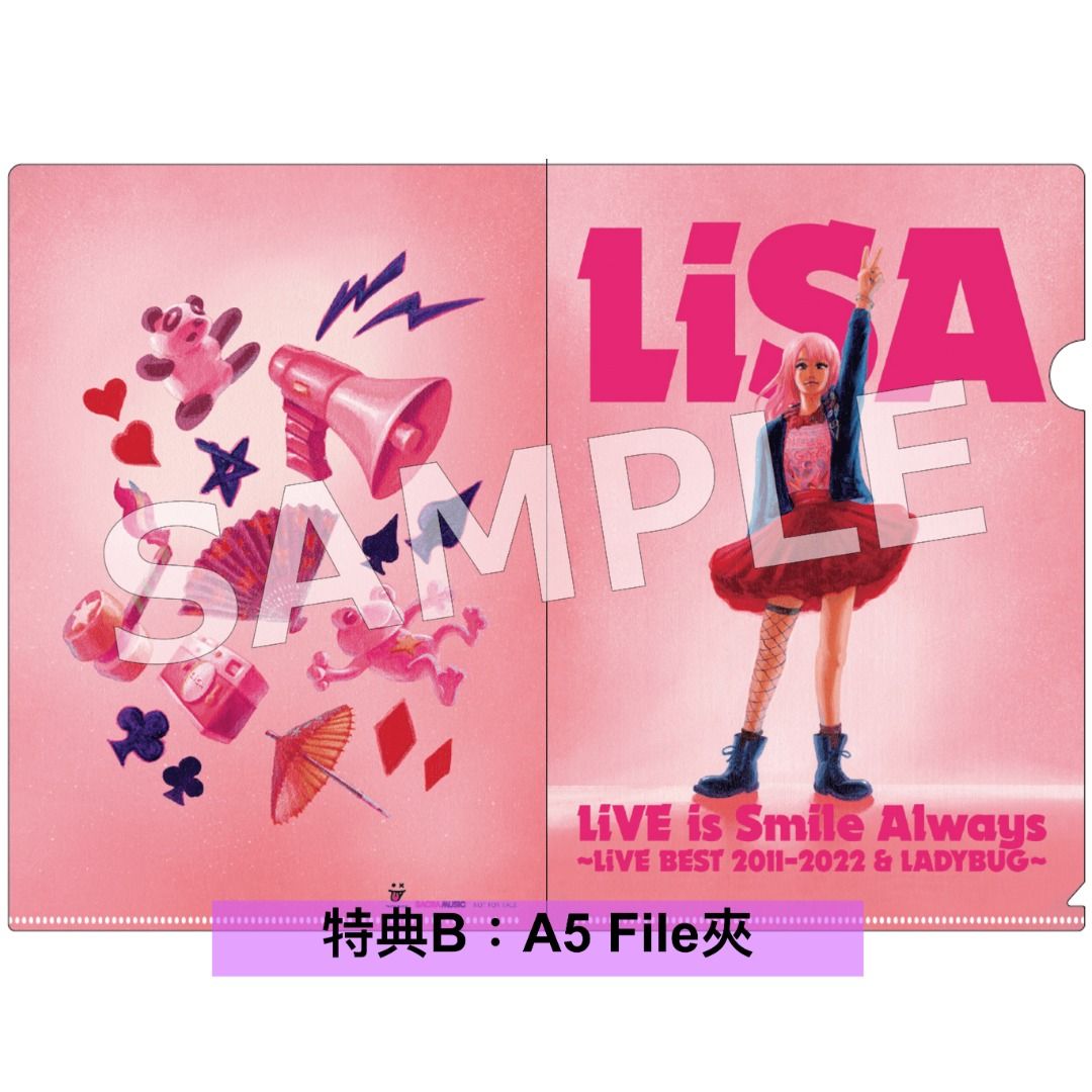 預訂] LiSA首張Live精選Blu-ray《LiVE is Smile Always～LiVE BEST