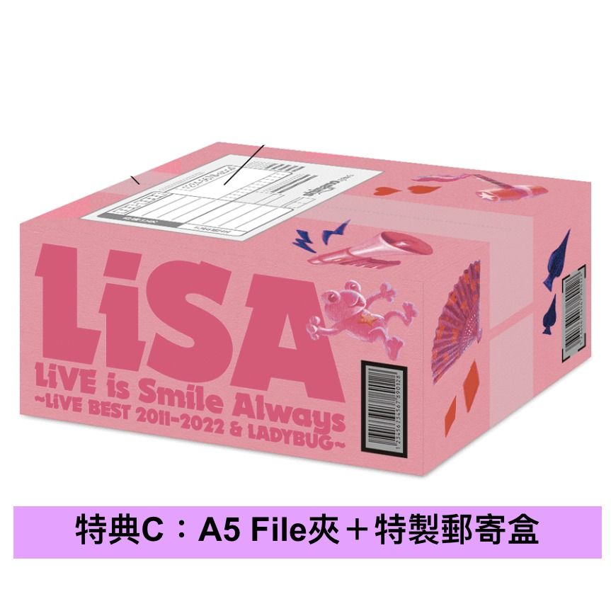 預訂] LiSA首張Live精選Blu-ray《LiVE is Smile Always～LiVE BEST