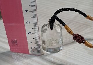 金字塔綠幽靈水晶項鍊
