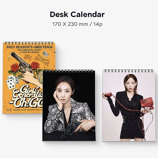現貨> 2023 少女時代Oh!GG Seasons Greetings SG Desk Calendar 桌曆