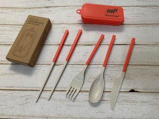 『全賣場免運』全新品 環保餐具四件組(筷子/叉子/刀子/湯匙)