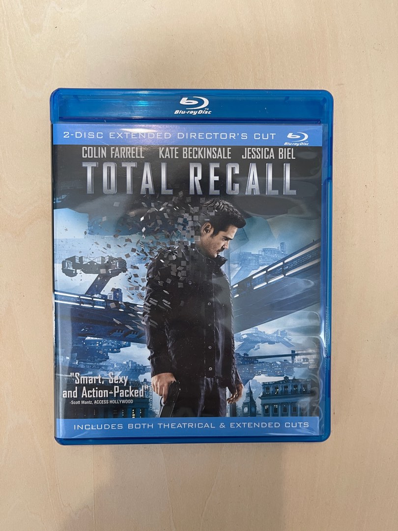 新宇宙威龍 中文字幕圖案雙碟版 TOTAL RECALL 2 DISC DIRECTOR CUT Blu ray 藍光 Blu ray 興趣