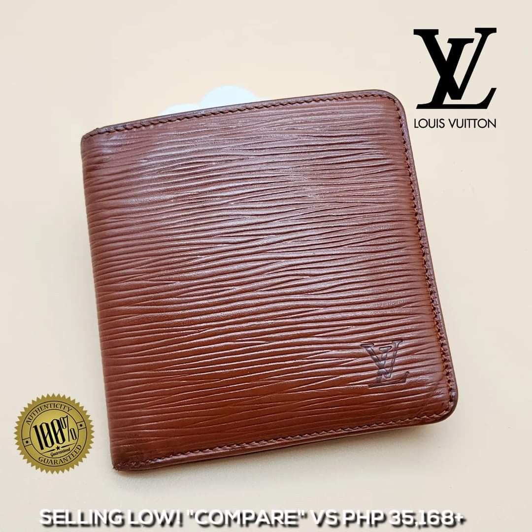EUC LOUIS VUITTON Vernis Compact Wallet Bloom Patent Leather