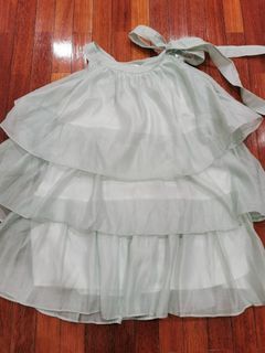 千层蛋糕裙 Mint cake dress