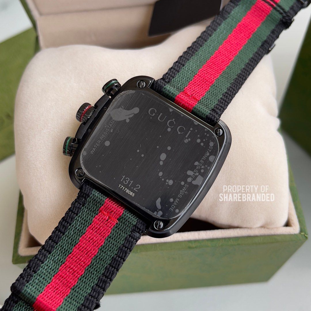 Gucci Original G Coupe Men Chronograph Quartz Watch YA131202 Men s Fashion Watches Accessories Watches on Carousell