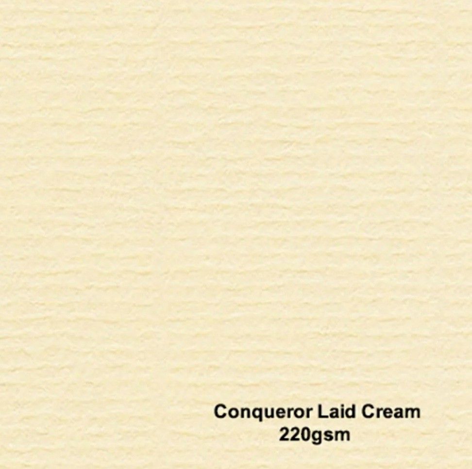 A4 220gsm cream conqueror laid kertas sijil certificate paper, Hobbies