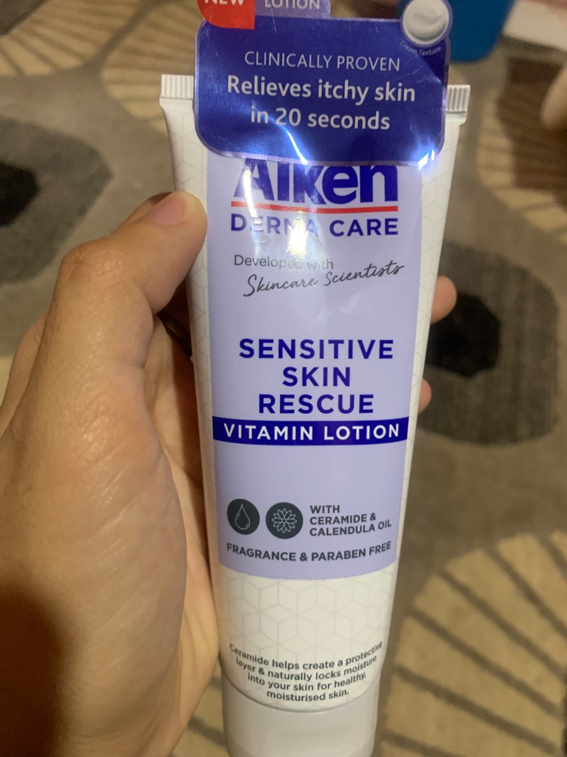 aiken sensitive skin rescue lotion, Beauty & Personal Care, Face, Face