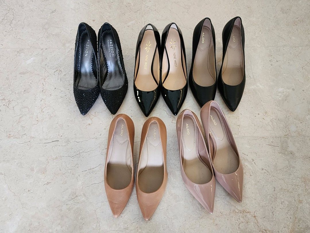 Aldo Pazzion Nine West Heels Size EU 38 5 pairs Women s
