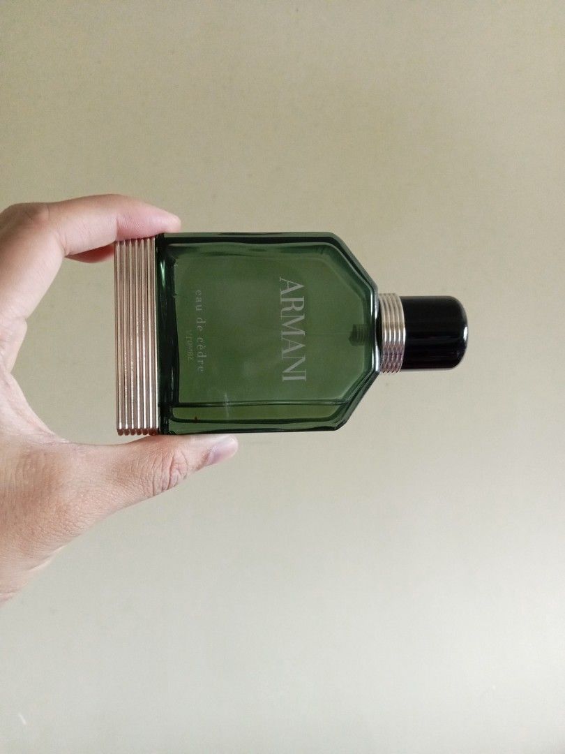 Armani Eau De Cedre 5ml Partial EDT. Beauty Personal Care