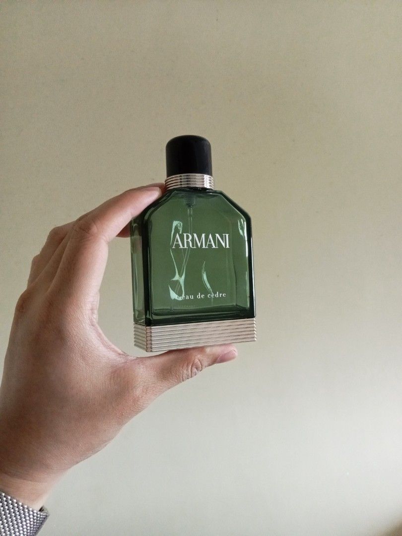 Armani eau hotsell de cedre review