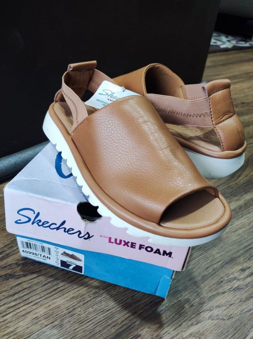 Skechers open-toe solid slip-on shoes - jigsawed sale