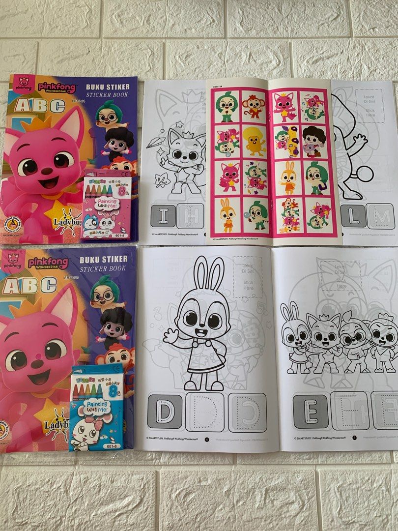 Babyshark Coloring book set !! A4 size -$5.90 per set and A3 set is $7.