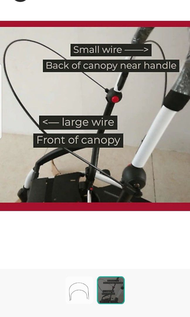 Babyzen canopy wire cheap