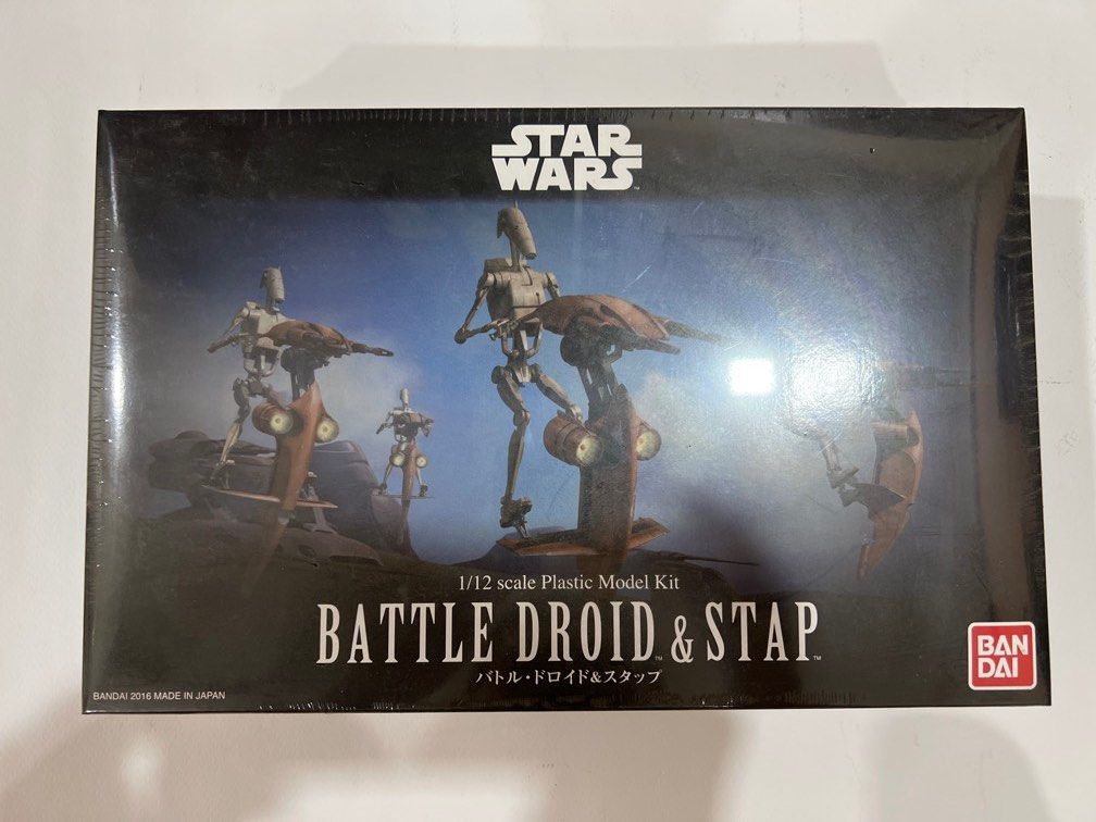 Sealed Bandai Star Wars 1 12 Battle Droid Strap Hobbies Toys