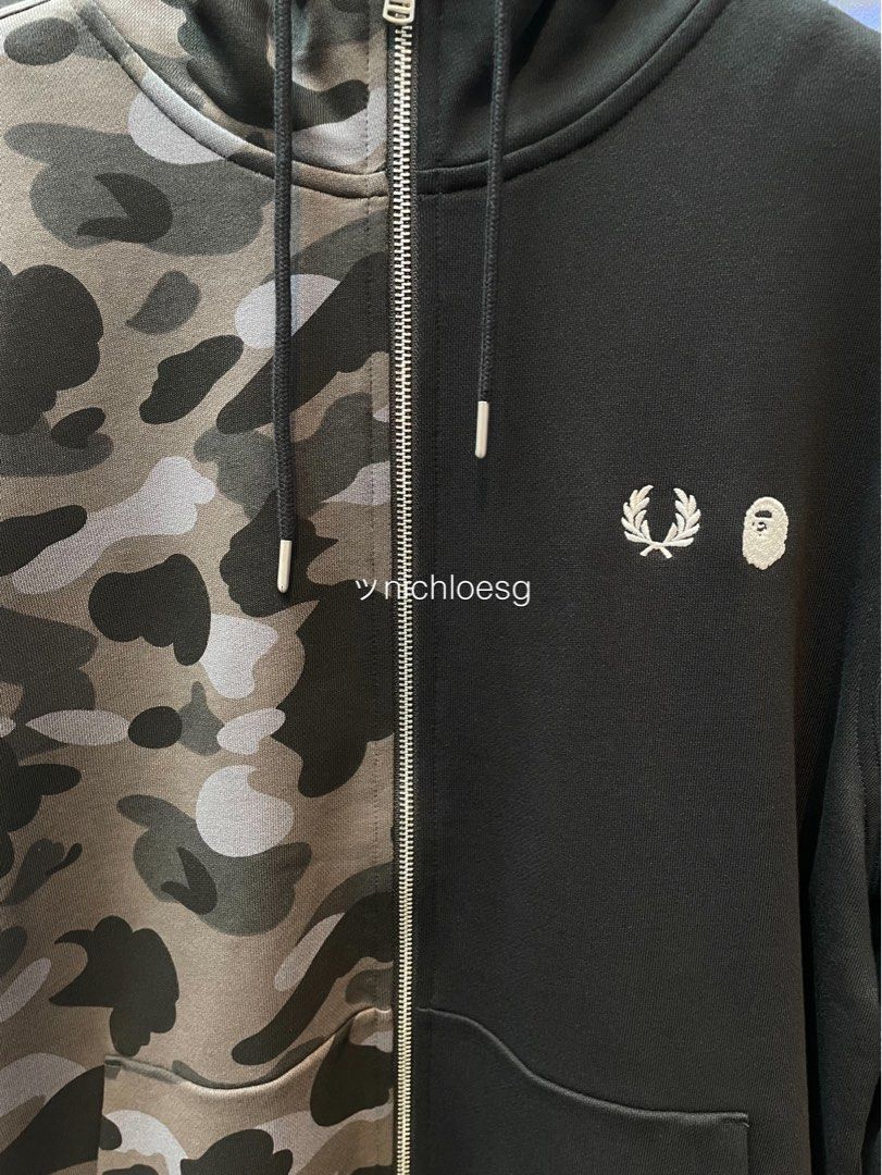 Fred perry camo best sale sweatshirt