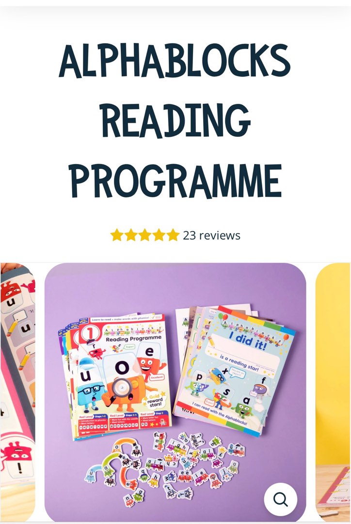 Alphablocks Reading Programme 《アルファブロックス》（英語 ワークブック フォニックス アルファーブロックス ナンバーブロックス）