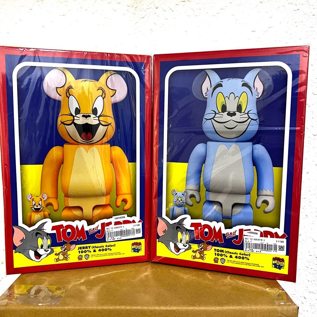 Bearbrick Be@rbrick Medicom Tom and Jerry Classic Color 100% 400