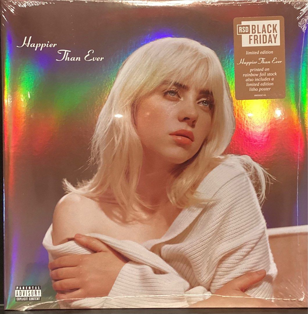 Billie eilish RSD record store day vinyl, Hobbies & Toys, Music & Media