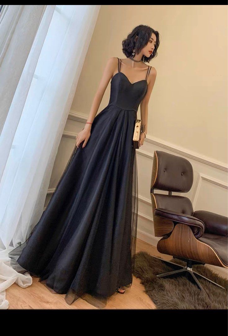 Dress prom black clearance