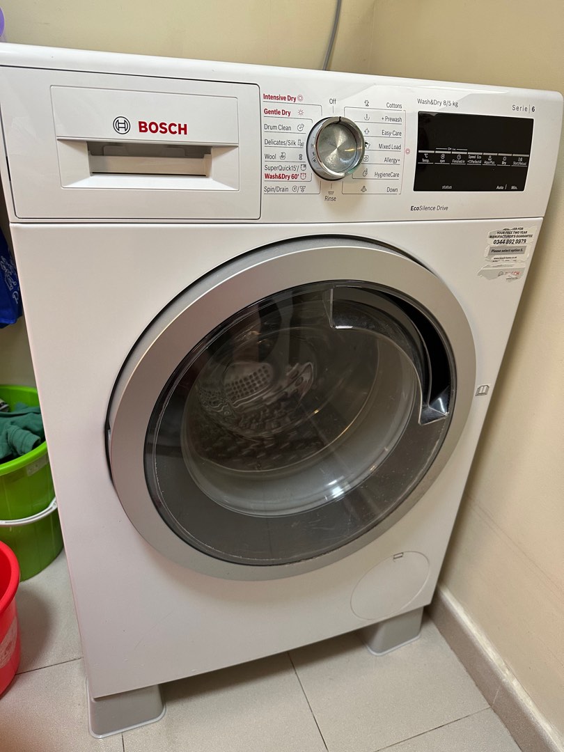 Bosch Washer & Dryer 8/5kg, TV & Home Appliances, Washing Machines and