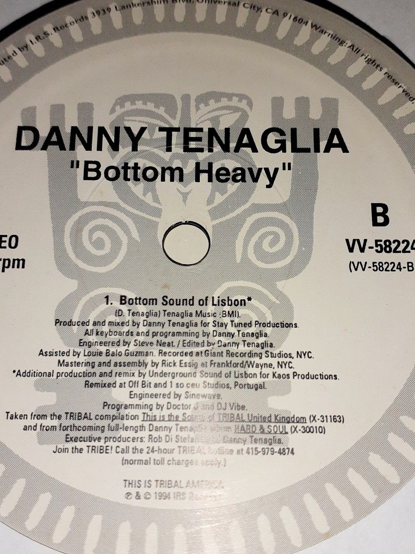 on　Tenaglia　Hobbies　Danny　Album,　Vinyl　Playing　Imported　Records　Toys,　REMIXES　BOTTOM　Records　Vinyls　LP　Long　HEAVY　Pop　Electronic　Plaka　By　Dance　Media,　Rare　Music　Carousell