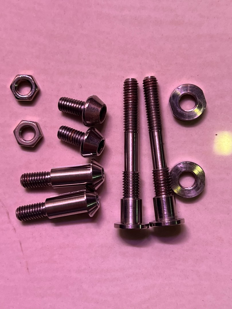 Brompton titanium brake bolt Silver, Sports Equipment, Bicycles