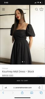 Caramel monster - kourtney midi dress