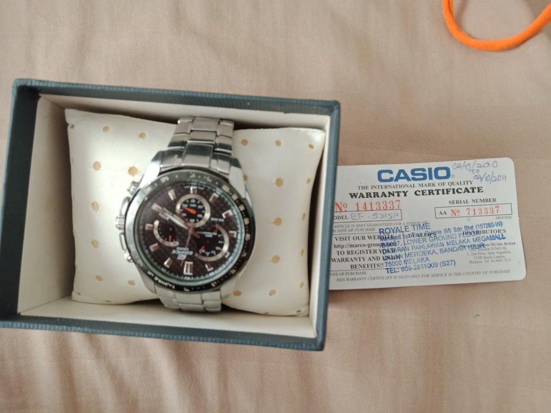 casio edifice ef 521 1a Fesyen Pria Jam Tangan di Carousell