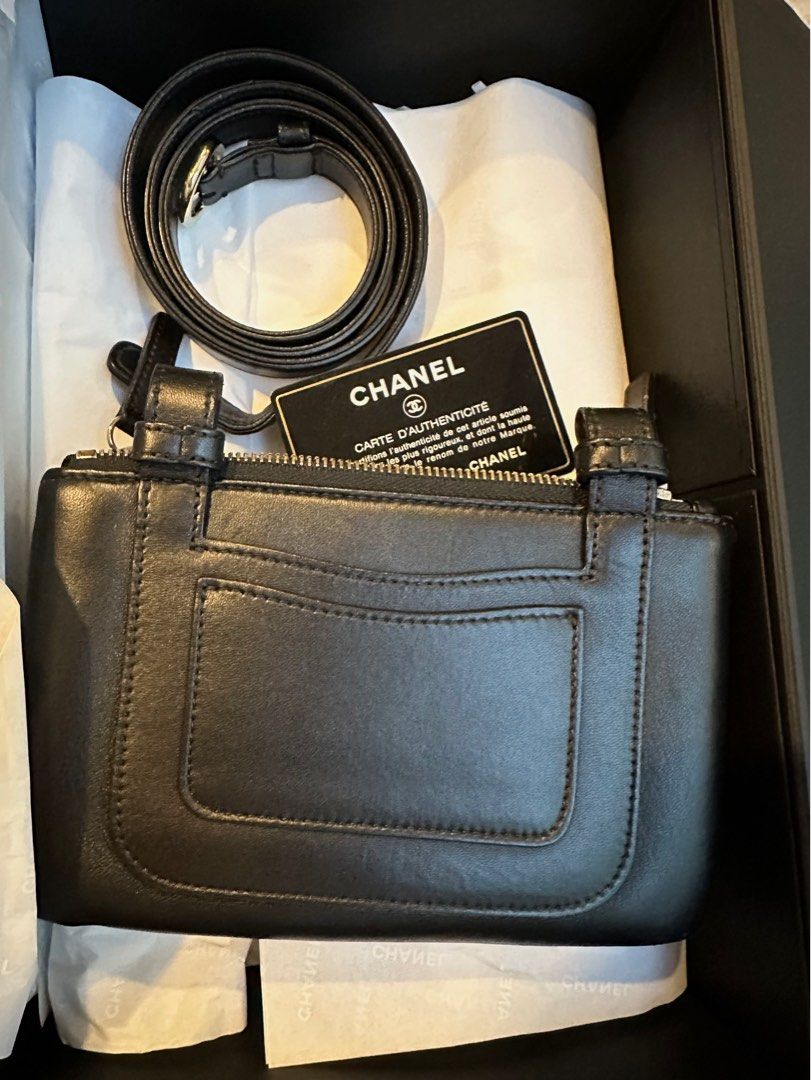 CHANEL Belt With Mini Chanel Purse SZ 75 NEW With Tags