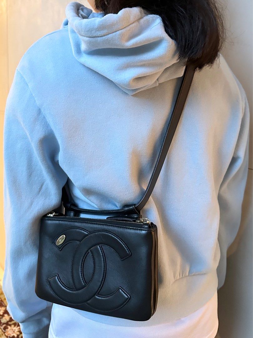Chanel CC Mania Lambskin Belt Bag / Pouch / Waist bag, Luxury