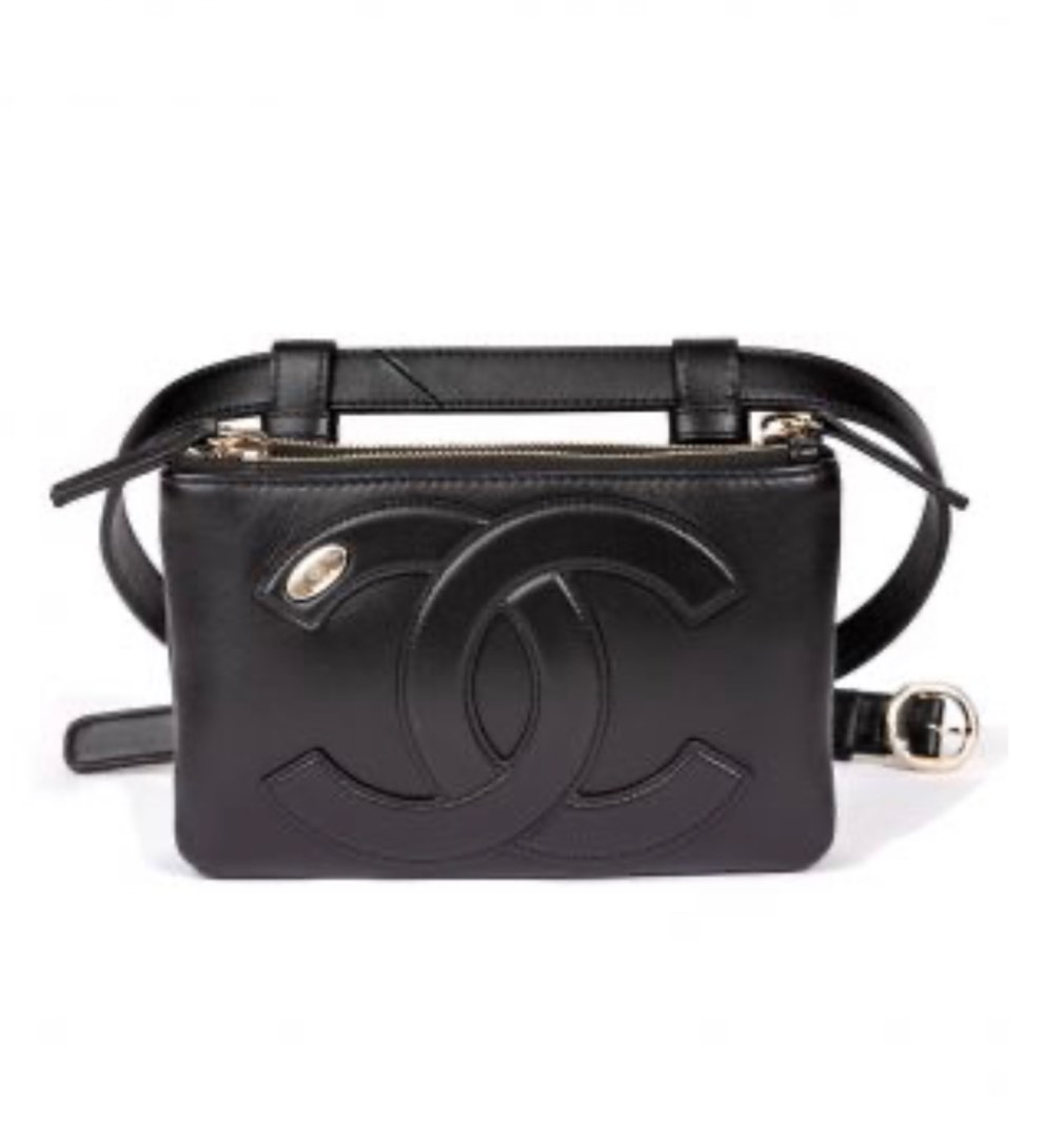 Chanel CC Mania Lambskin Belt Bag / Pouch / Waist bag, Luxury, Bags &  Wallets on Carousell