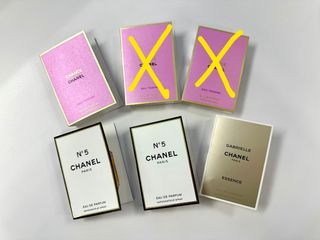 Chanel Chance Eau Tendre / Chanel N°5 / Gabrielle Chanel Essence Eau de Parfum Sample (HK$25 each)64211133697409110