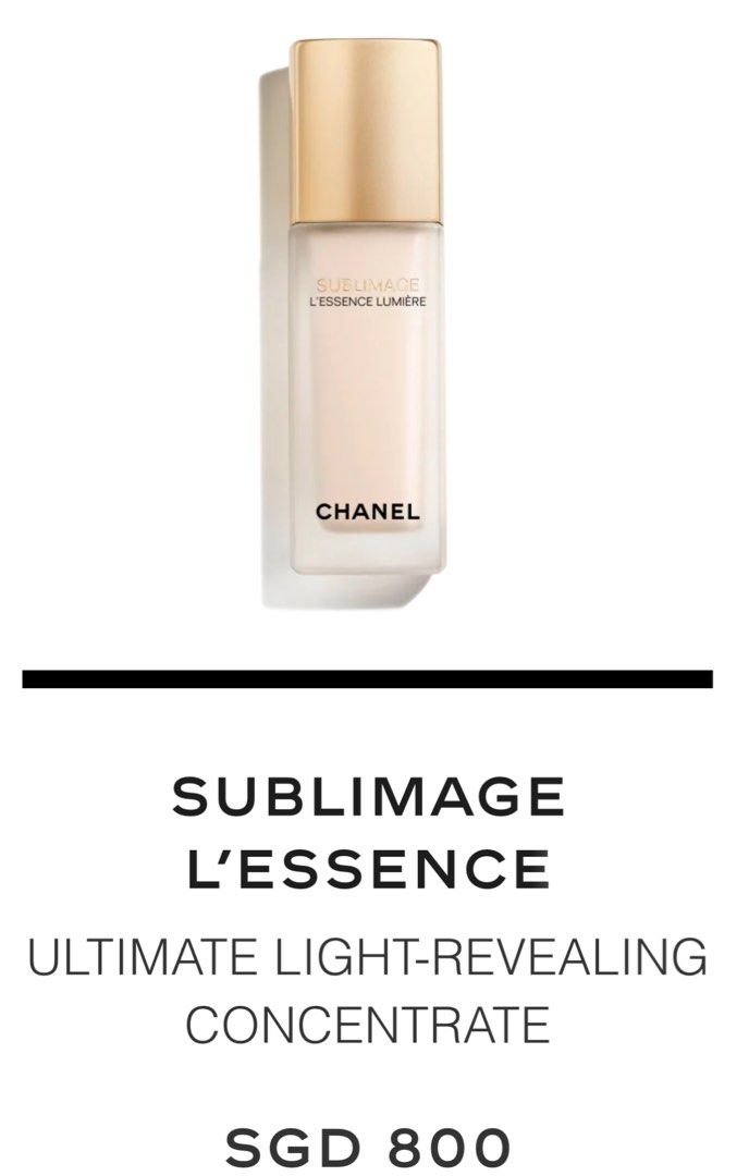 CHANEL SUBLIMAGE L'Essence lumiere, Beauty & Personal Care, Face, Face Care  on Carousell