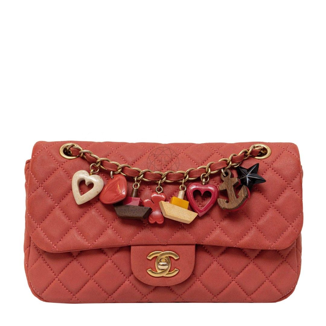 Chanel Valentine Charm Limited Edition Flap Bag, Luxury, Bags & Wallets on  Carousell