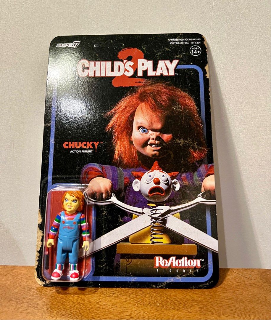 Chucky Childs Play Super7 (Category: Figurines & Statues) located in Taguig. Submitted by ManMen (Listing ID 1221799302, Image 1). Description: BNEW Sealed Super7 Chucky Childs Play Action Figure GCASH.