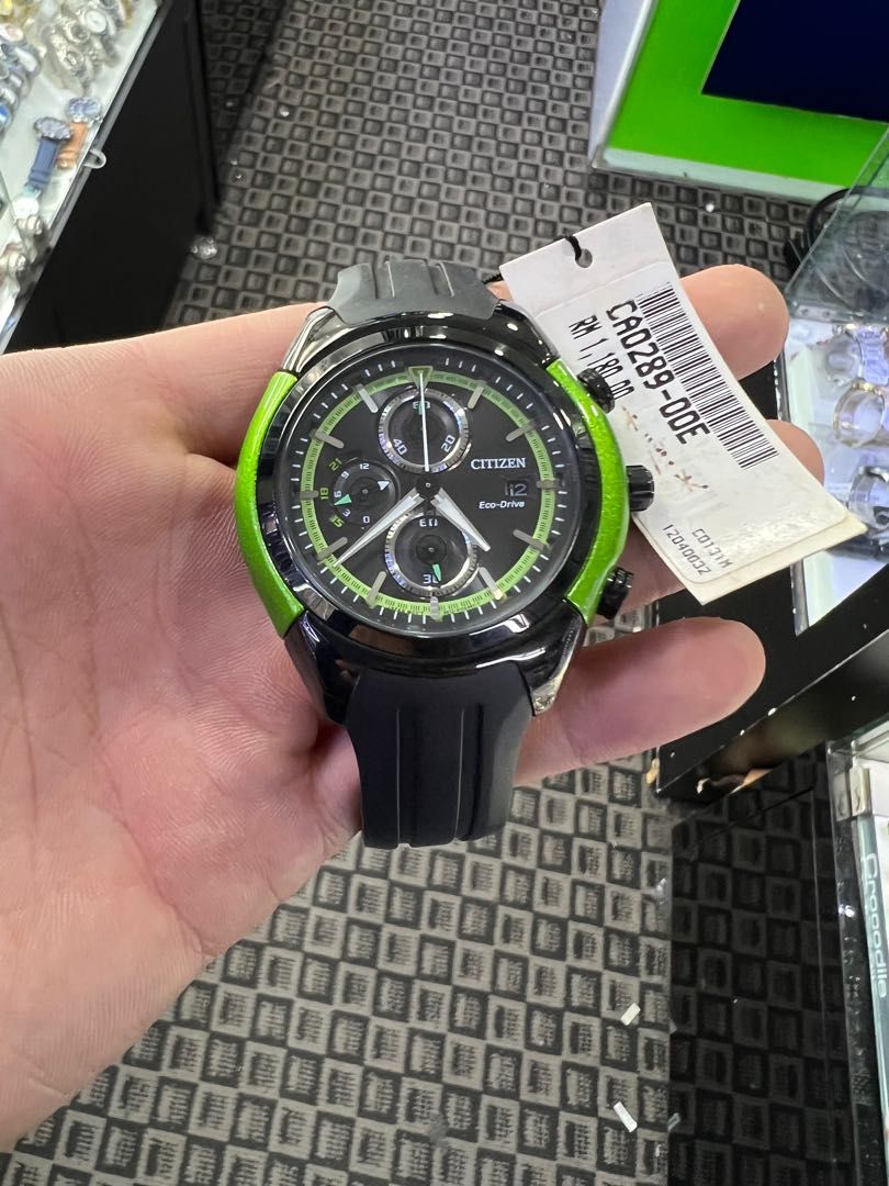 Citizen eco drive chronograph solar top