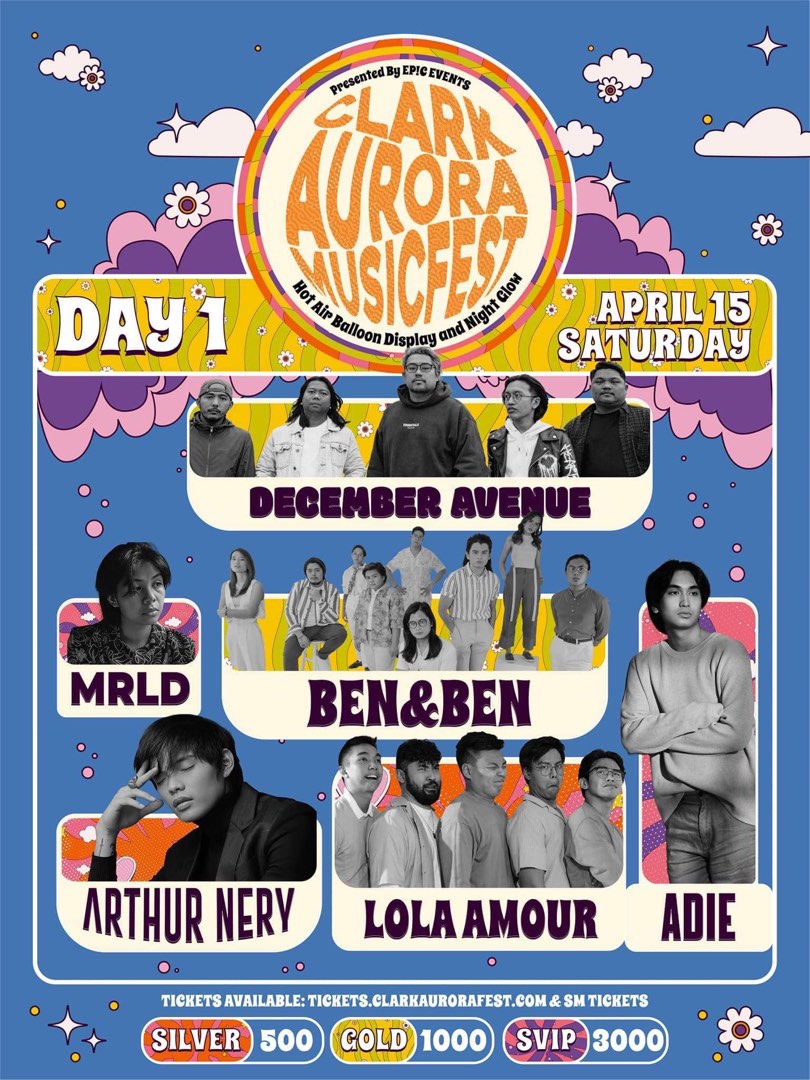 Clark Aurora Concert Tickets, Tickets & Vouchers, Event Tickets on