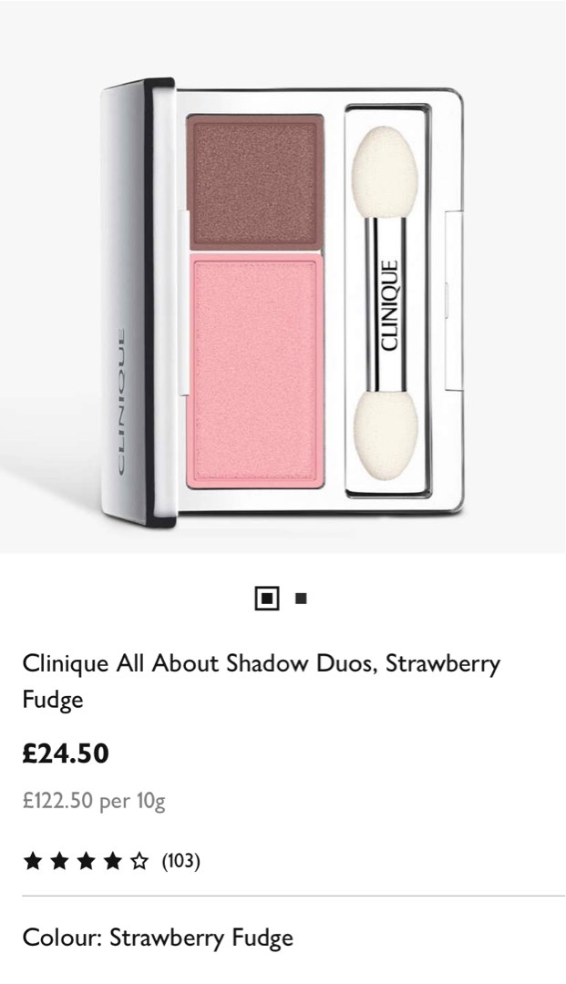 Clinique All About Eyes Eyeshadow Duo, Beauty & Personal Care, Face, Makeup on Carousell