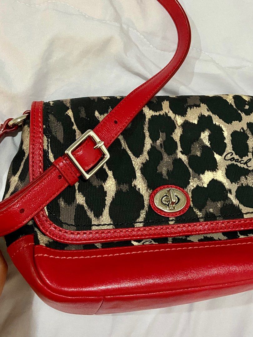 Coach discount ocelot crossbody