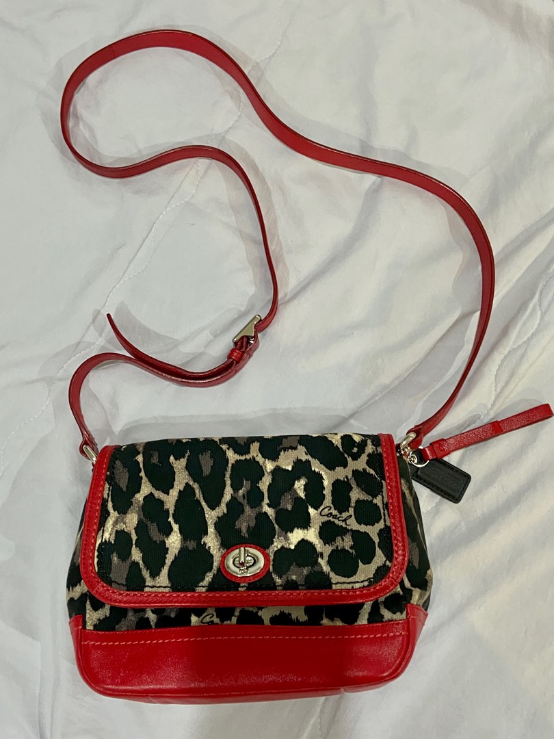 COACH 24103 PARK OCELOT PRINT CROSSBODY Women s