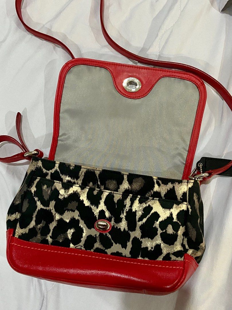 COACH 24103 PARK OCELOT PRINT CROSSBODY Women s Fashion Bags
