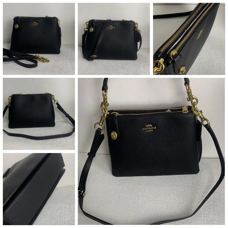 Coach double zip briefcase hot sale