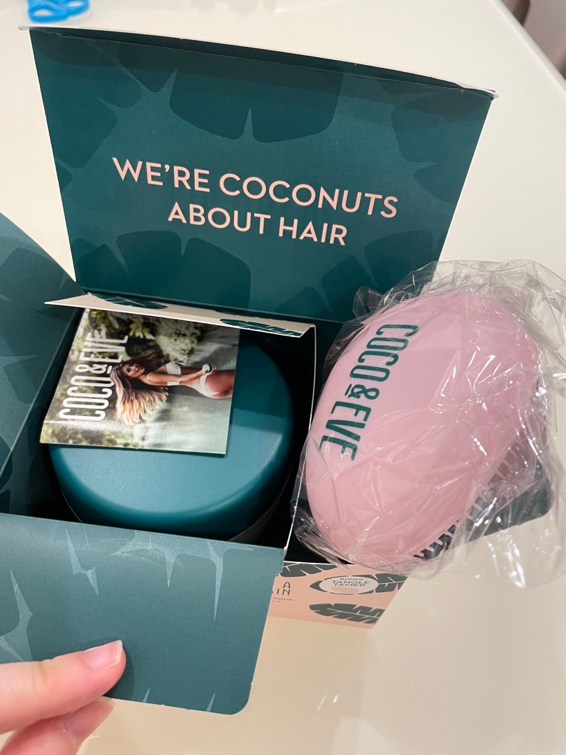 Coco & Eve Hair Mask + Tangle Tamer Set, Beauty & Personal Care, Hair on Carousell